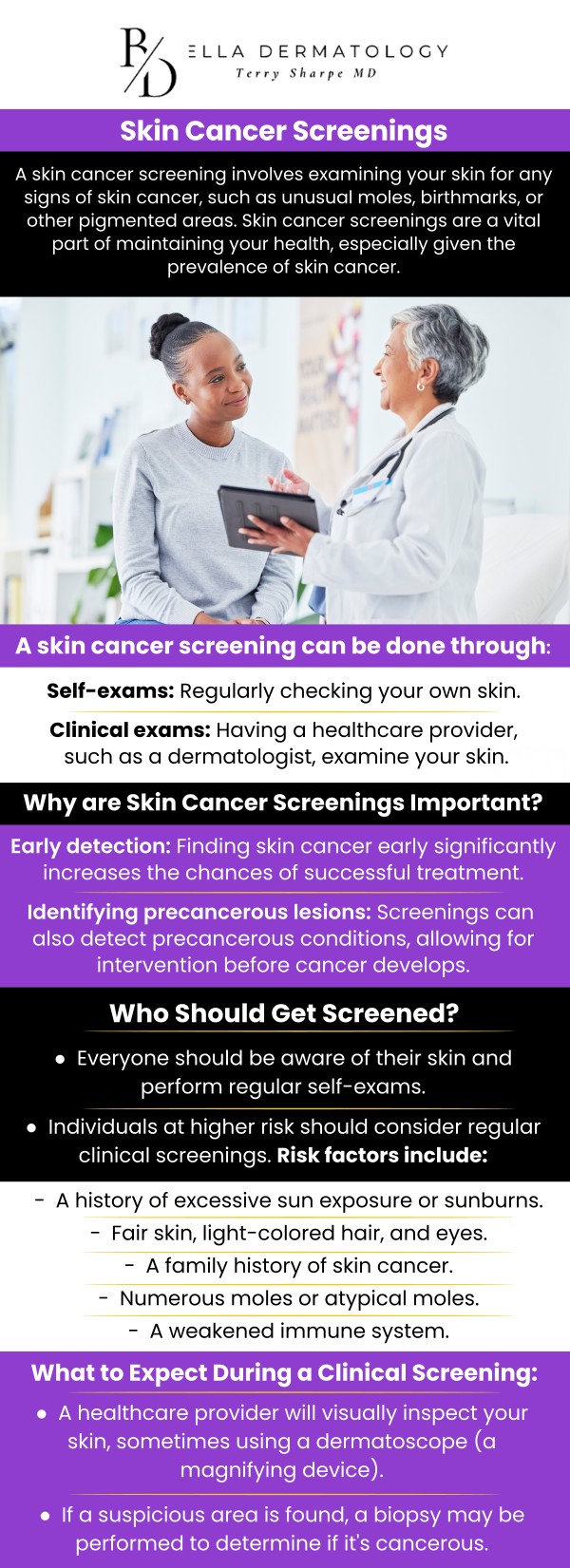 Common questions asked by patients: What conditions does general dermatology treat? How can I prevent common skin conditions like acne or eczema? What are the best practices for skincare and sun protection? When should I see a dermatologist for a skin concern? How are skin conditions diagnosed in dermatology? For more information, contact us or schedule an appointment online. We are conveniently located at 2340 Patrick Henry Parkway Suite 150, McDonough, GA 30253. We serve patients from McDonough GA, Flippen GA, Stockbridge GA, Lovejoy GA, Hampton GA, Locust Grove GA, and surrounding cities.

